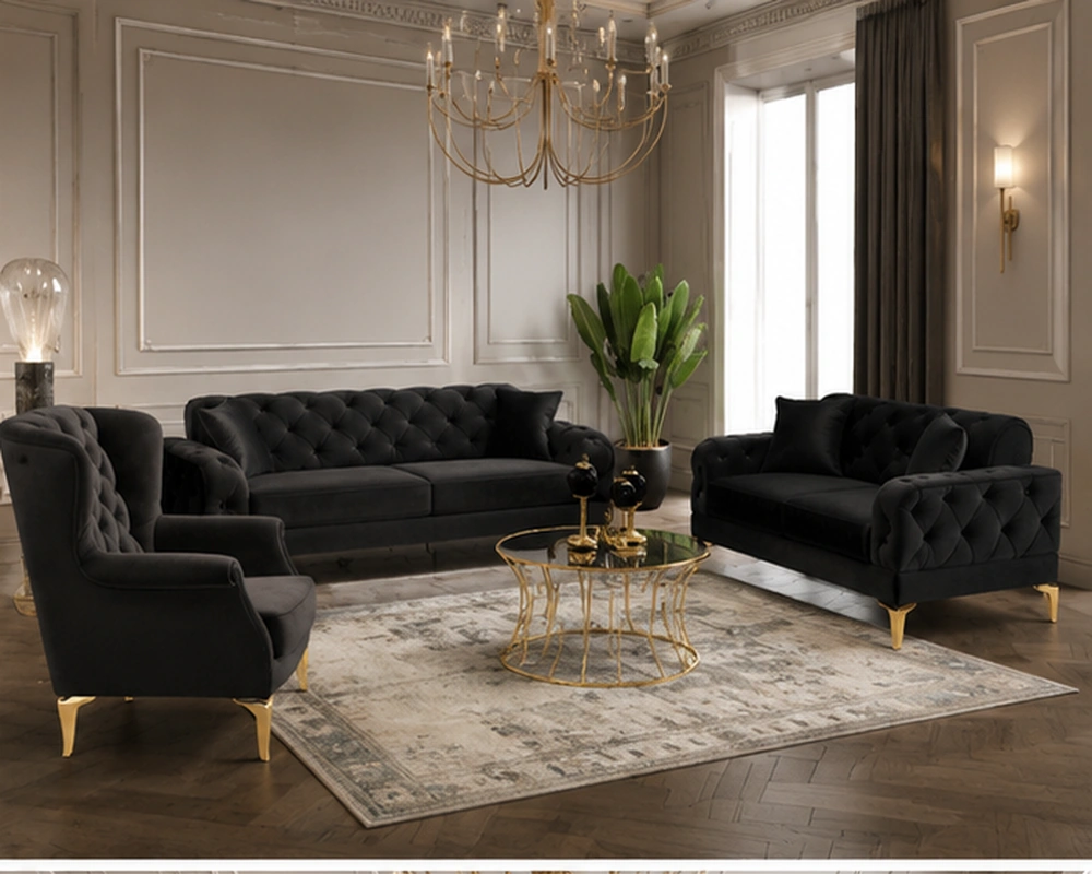 Salon 3+2+1 Élégant - Ensemble de Canapés Premium pour Maison Moderne et Raffinée – Image 2