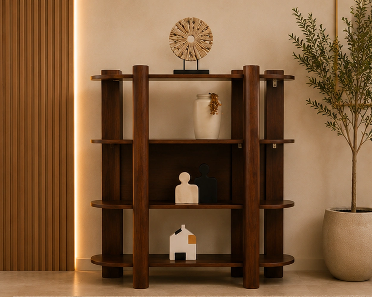 Étagère Moderne Design pour Salon - Étagère Élégante pour Salon et Chambre – Image 4