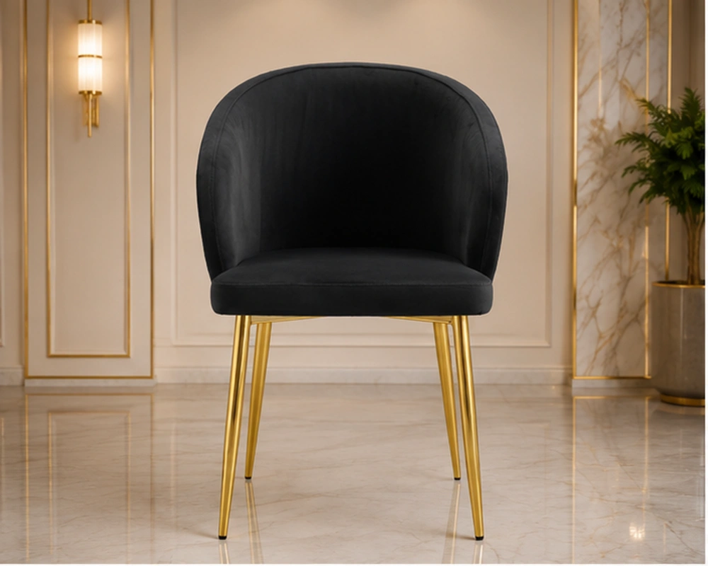 Chaise Scandinave Moderne avec Dossier Confortable