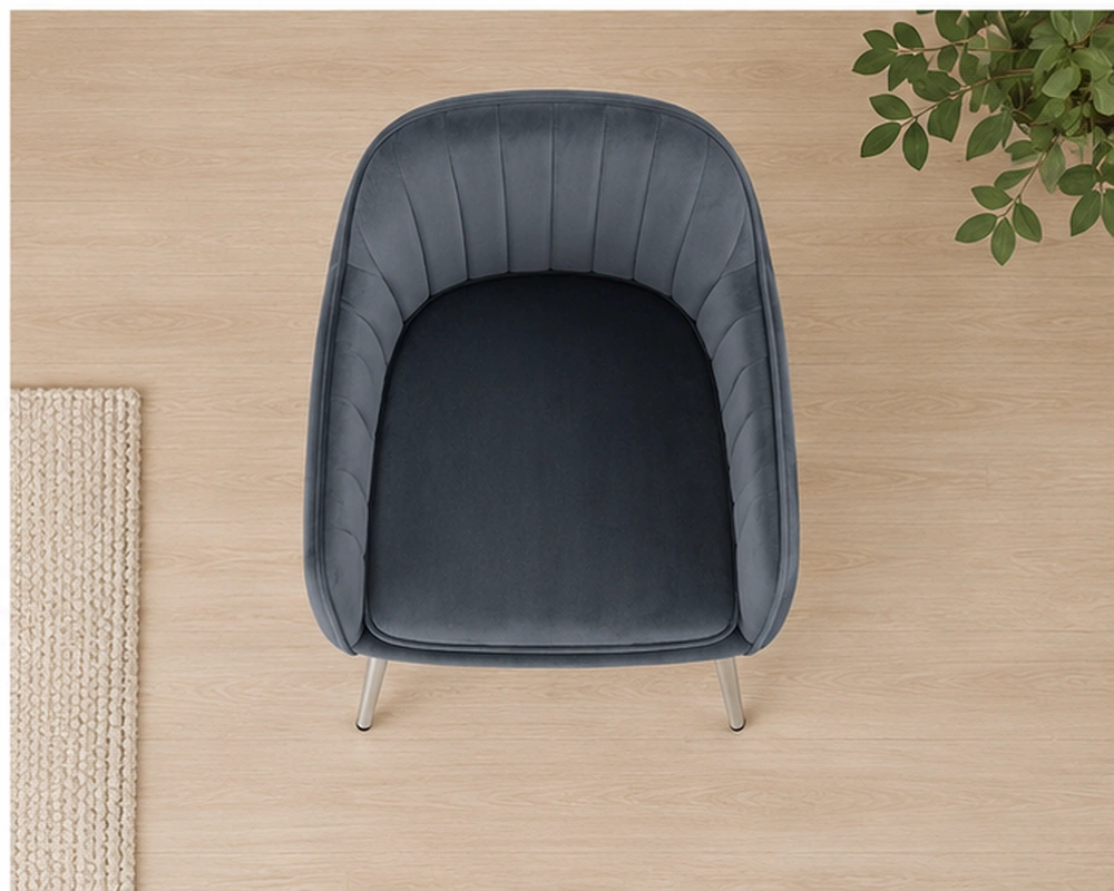 Chaise Design Confortable avec Dossier Soutien – Image 4