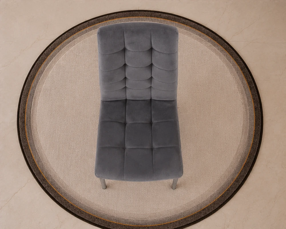Chaise rembourrée moderne - Chaise de salle à manger confortable et élégante pour intérieur contemporain – Image 4