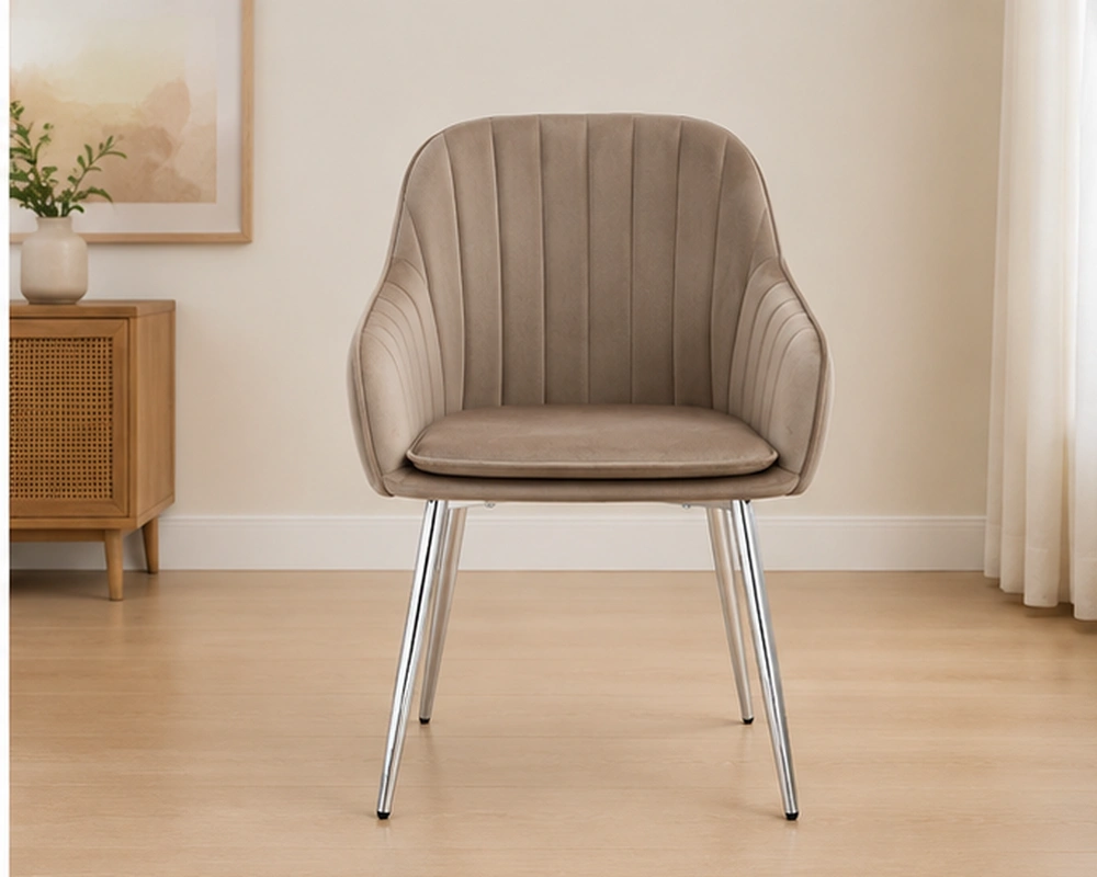 Chaise Design avec Assise Ergonomique pour Salle à Manger