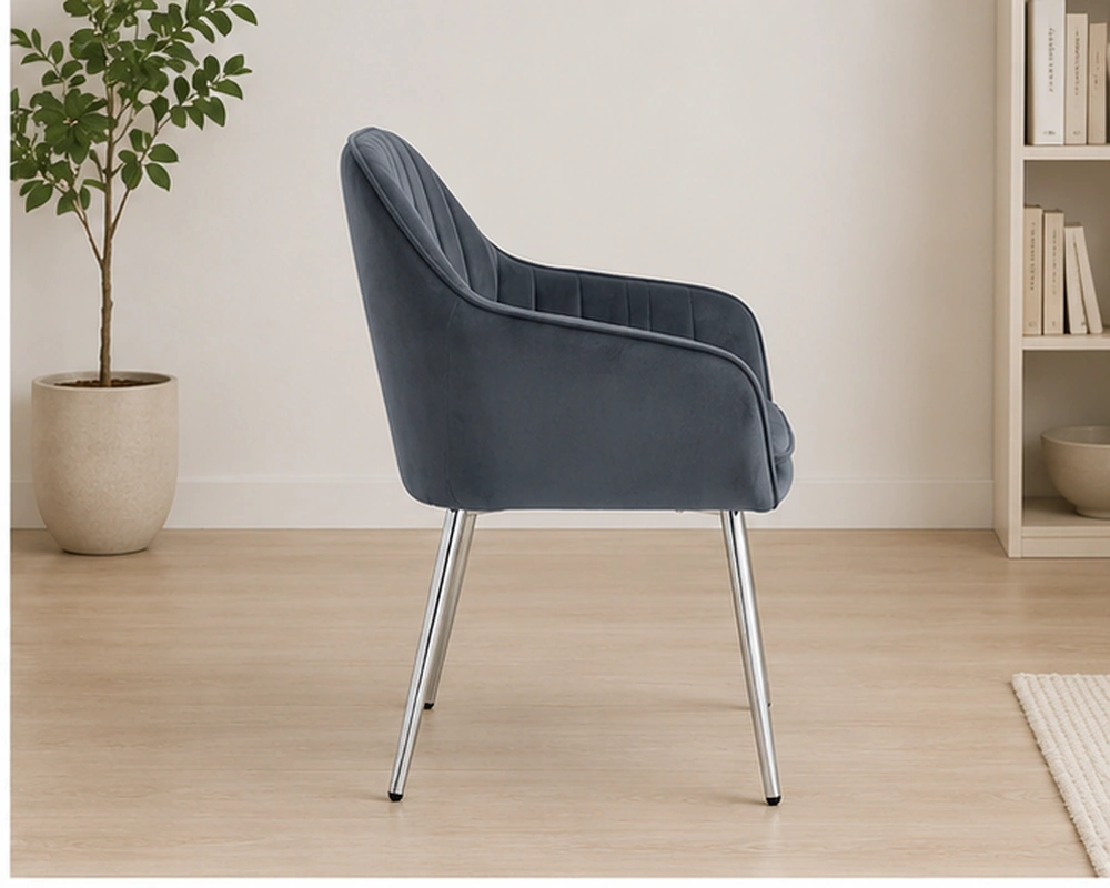 Chaise Design Confortable avec Dossier Soutien – Image 3