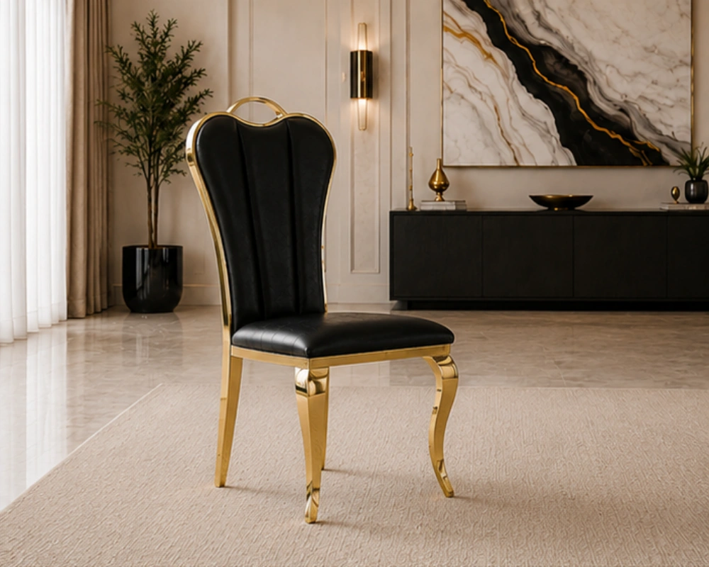 Chaises Élégante pour Table à Manger - Chaises Noir Confortable