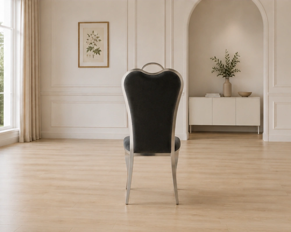 Chaises Design Confortable - Chaises Design Noir avec Dossier Confortable – Image 2