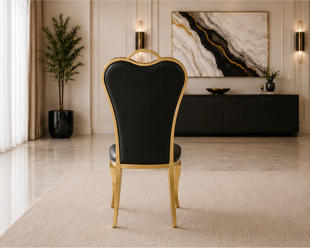 Chaises Élégante pour Table à Manger - Chaises Noir Confortable – Image 4
