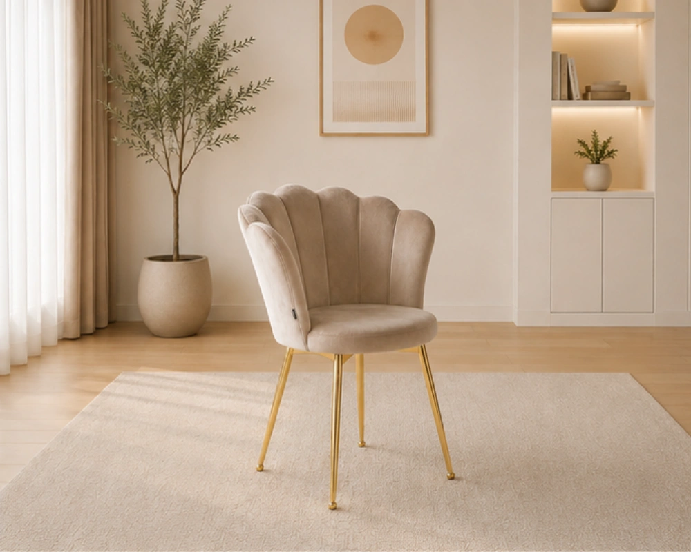 Chaises en Beige - Ensemble de 4 Chaises Modernes - Chaises Neuf