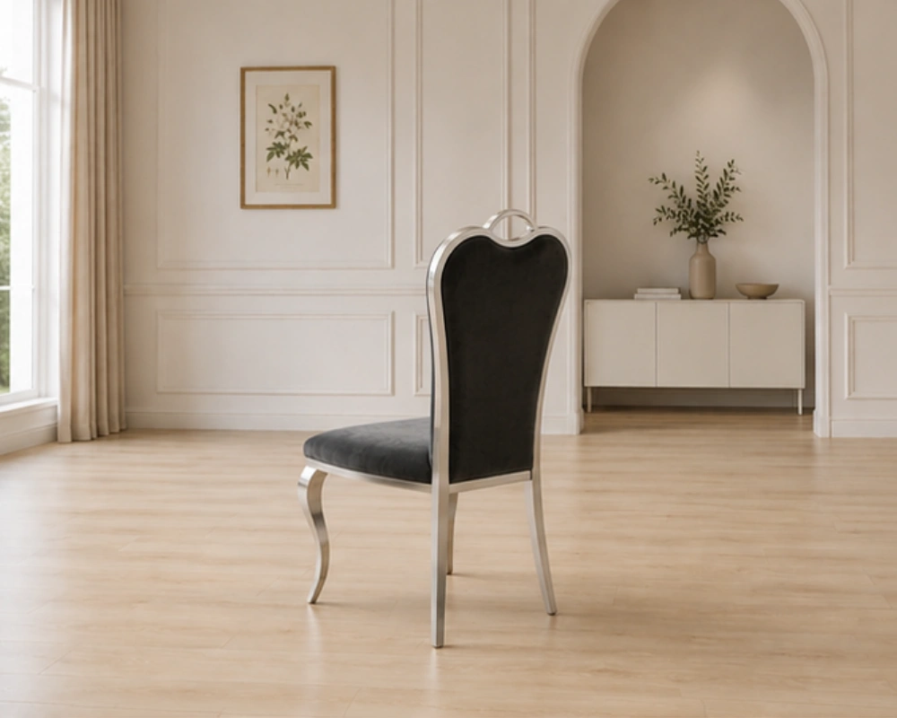 Chaises Design Confortable - Chaises Design Noir avec Dossier Confortable – Image 4
