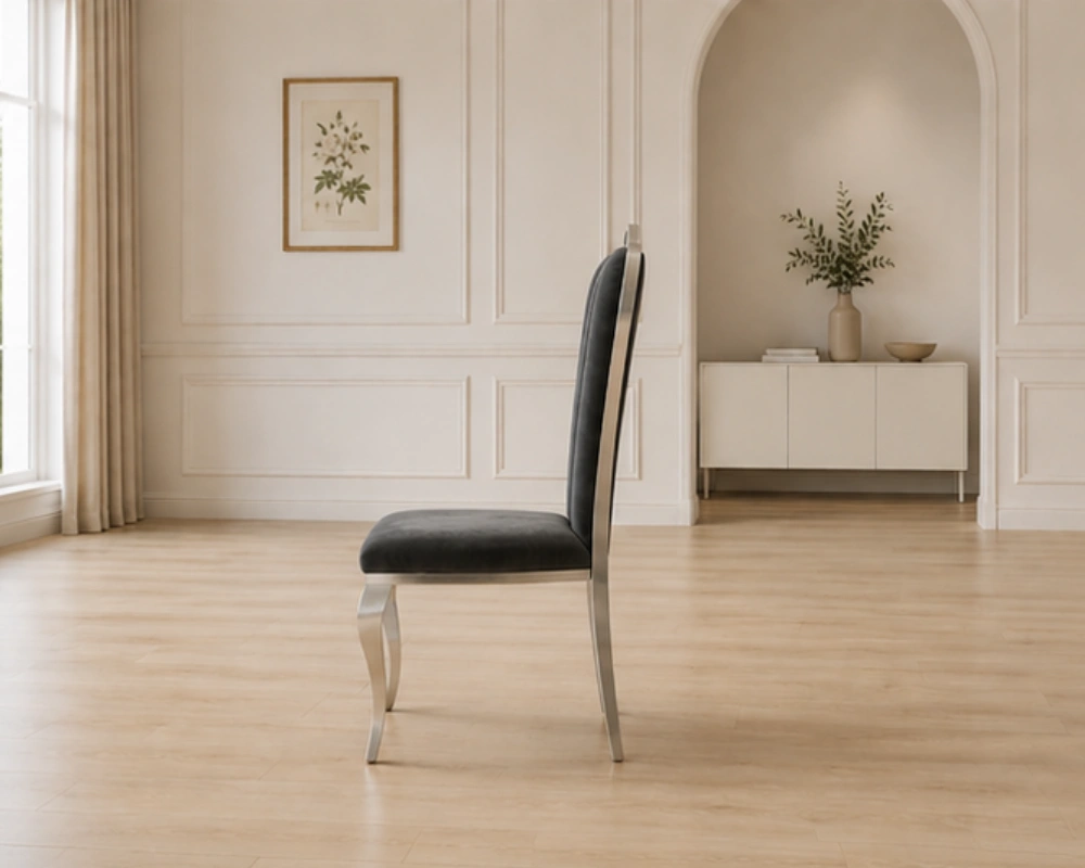 Chaises Design Confortable - Chaises Design Noir avec Dossier Confortable – Image 3