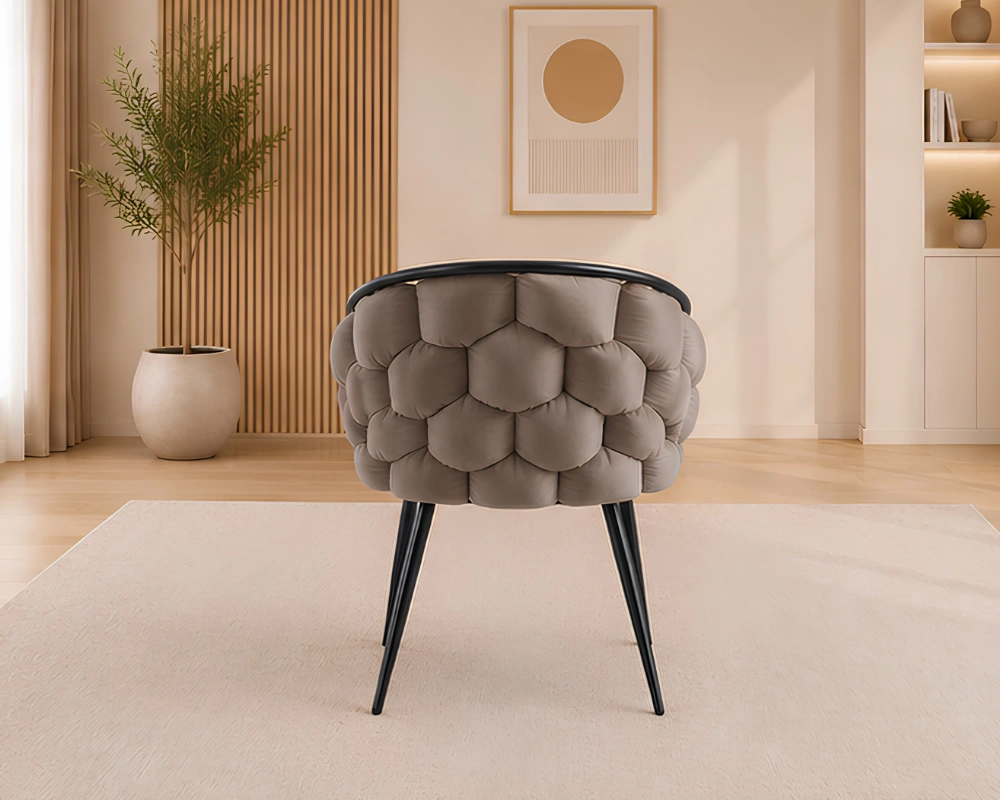 Chaises de Salle à Manger Design Premium - Chaises Design Confortables en Velours – Image 5