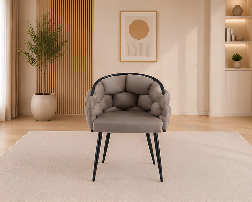 Chaises de Salle à Manger Design Premium - Chaises Design Confortables en Velours – Image 2