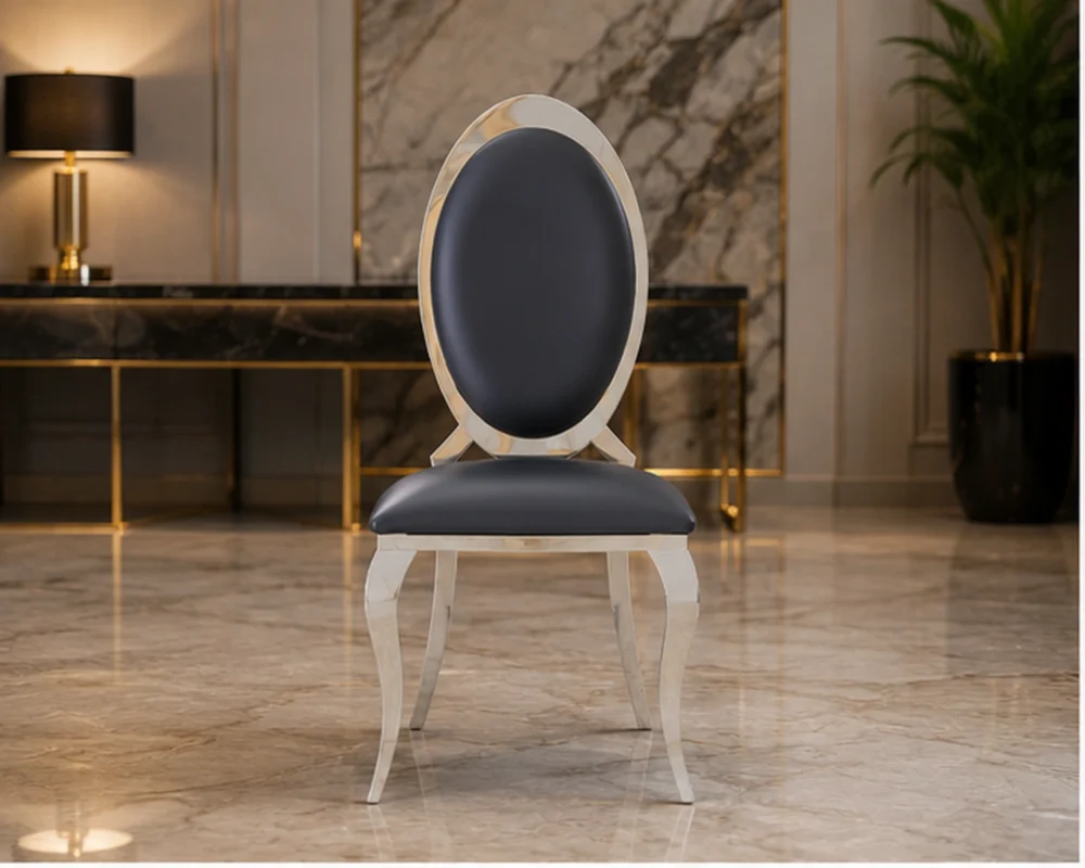 Chaise salle à manger en velours 4 et 6 chaises – fauteuil capitonné avec accoudoirs