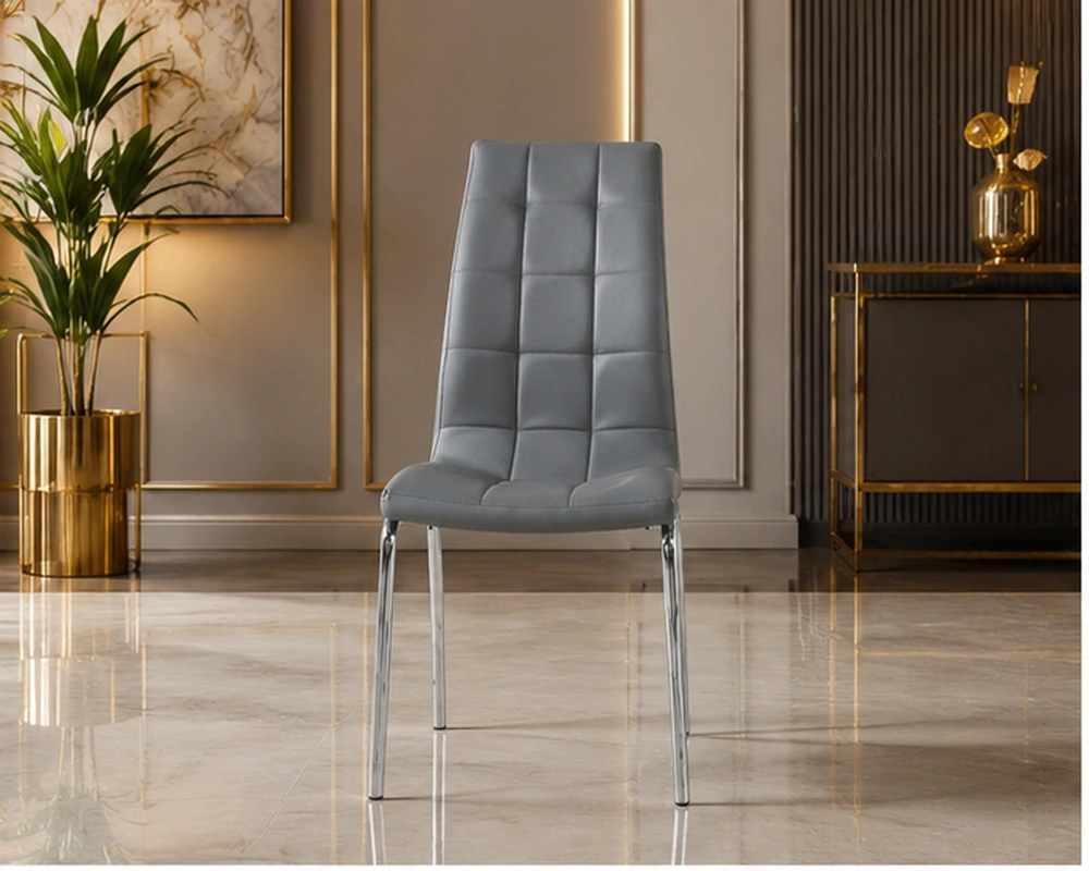 Chaise de salle à manger premium 4 et 6 chaises – chaise velours confortable et chic – Image 5