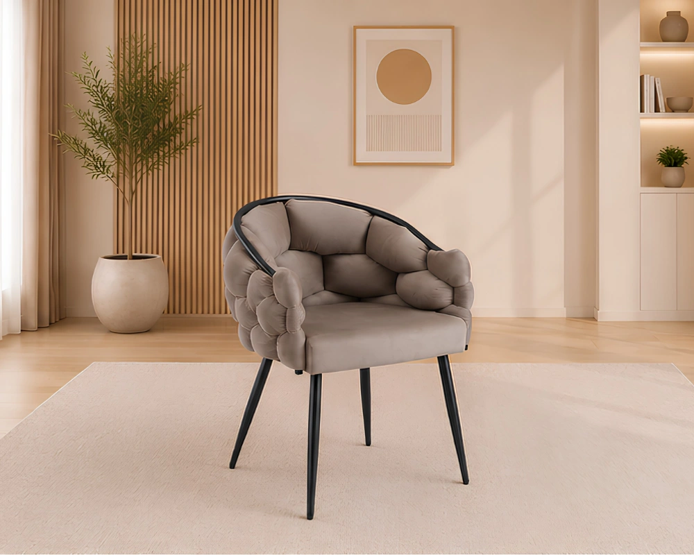 Chaises de Salle à Manger Design Premium - Chaises Design Confortables en Velours