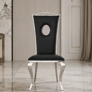 Chaise velours salle à manger 4 et 6 chaises – chaise capitonnée au style luxueux