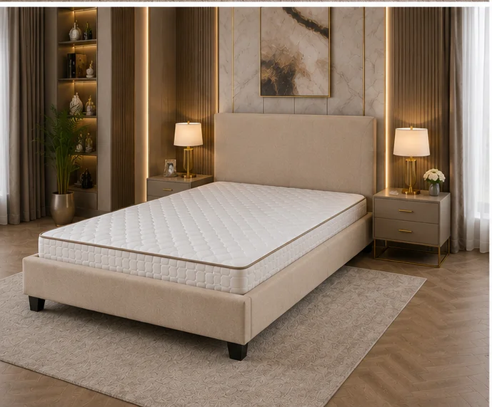 Lit 140x190 cm – Mobilier Élégant avec Finition Haut de Gamme et Excellente Durabilité – Image 2