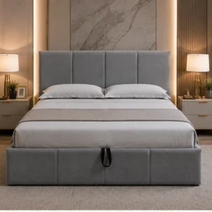 Lit Coffre 140x190 cm Design Moderne – Grand Coffre de Rangement, Confort Premium et Finition Haut de Gamme