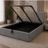 Lit Coffre 140x190 cm Design Moderne – Grand Coffre de Rangement, Confort Premium et Finition Haut de Gamme – Image 5