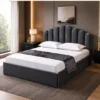 Lit Coffre 140x190 cm – Lit Double Moderne avec Sommier Coffre Relevable – Image 4