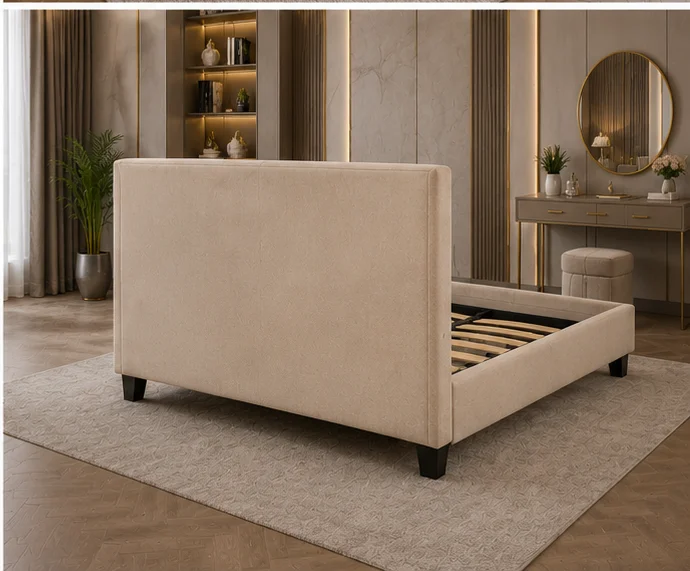 Lit 140x190 cm – Mobilier Élégant avec Finition Haut de Gamme et Excellente Durabilité – Image 5