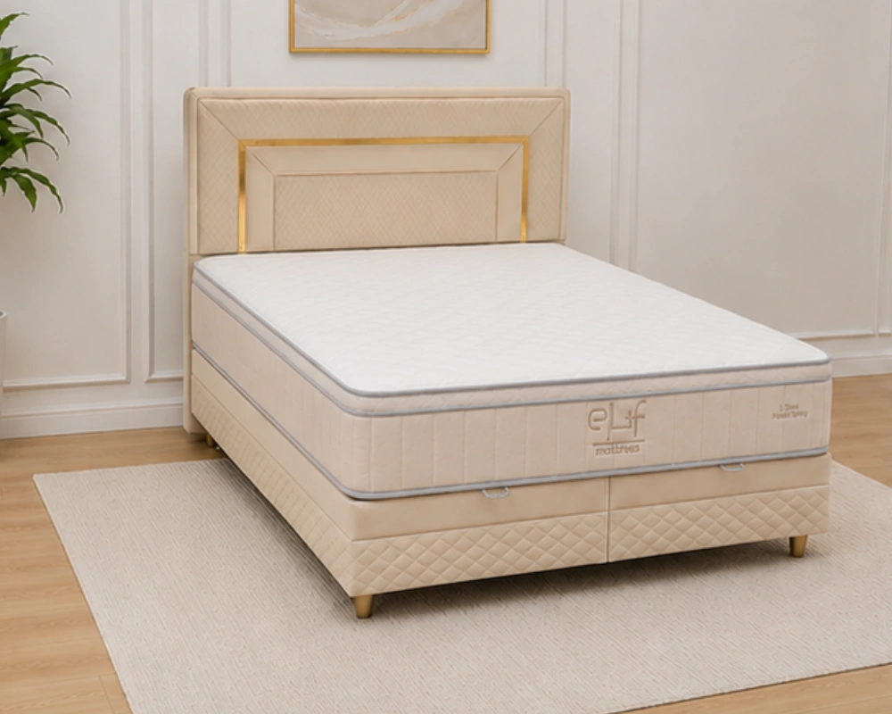 Lit Coffre Premium - Grande Capacité de Rangement Finition - Moderne Mobilier de Chambre Élégant