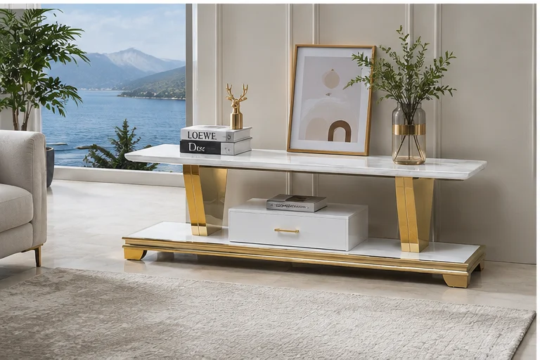 Meuble TV Moderne Élégant – Design Premium et Contemporain pour Décoration de Salon – Image 5