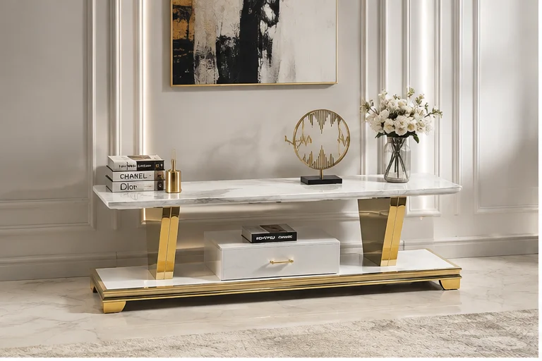 Meuble TV Moderne Élégant – Design Premium et Contemporain pour Décoration de Salon