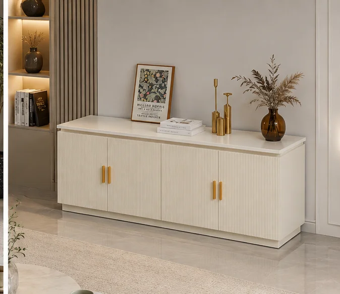 Meuble TV Design Moderne - Meuble TV Contemporain en Bois - Meuble TV de Salon Design – Image 5