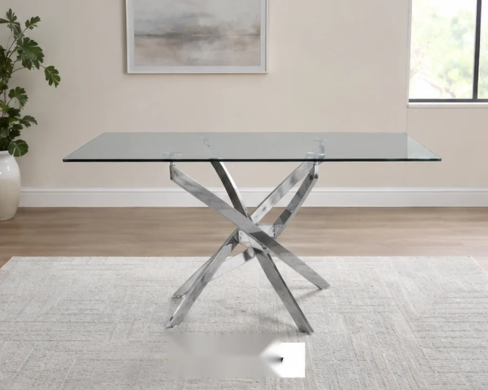 Table de salle à manger rectangulaire 150 x 90 cm- Neuf