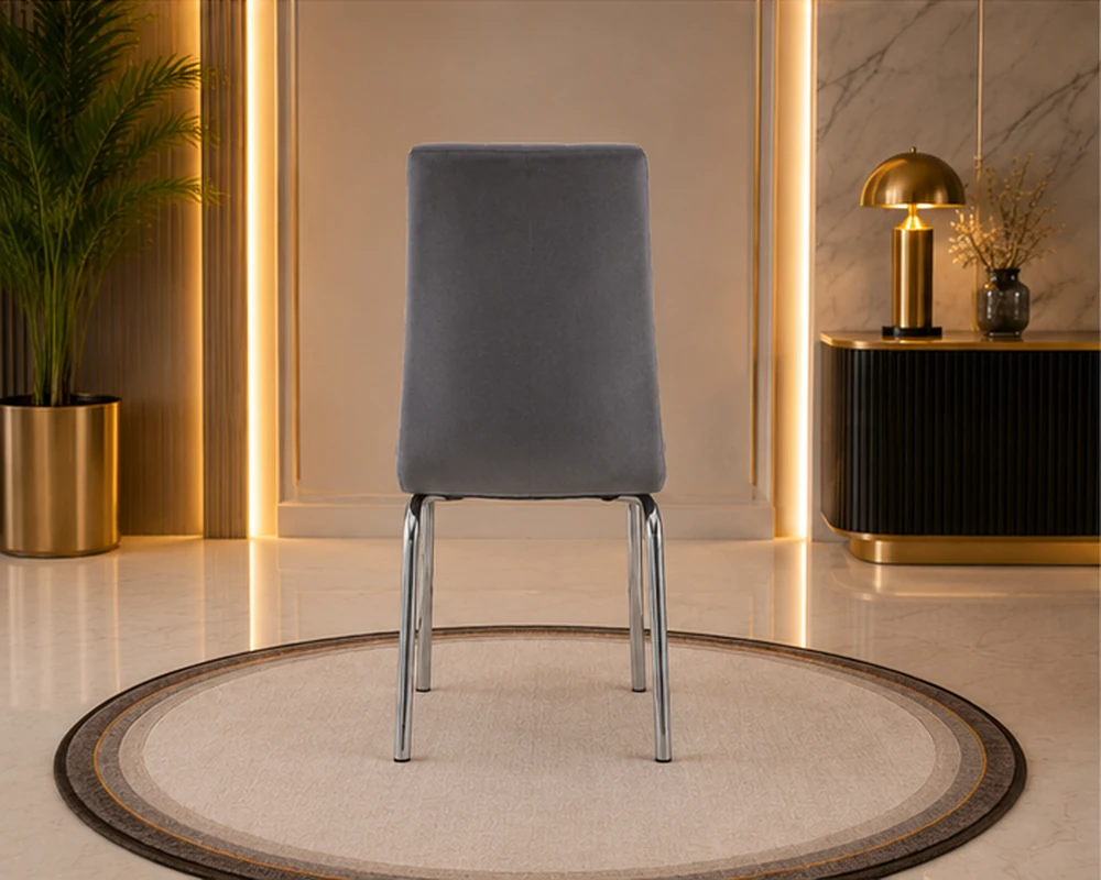 Chaise rembourrée moderne - Chaise de salle à manger confortable et élégante pour intérieur contemporain – Image 3