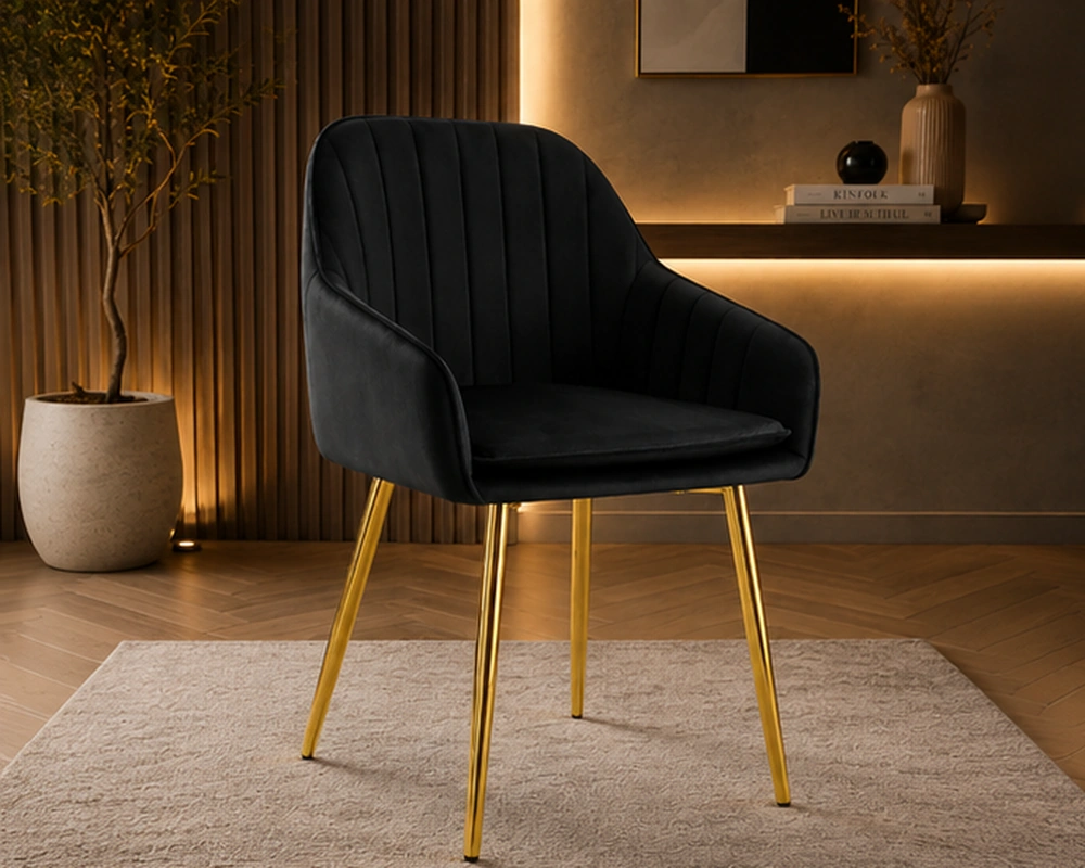Chaise Moderne avec Assise Confortable pour Table à Manger