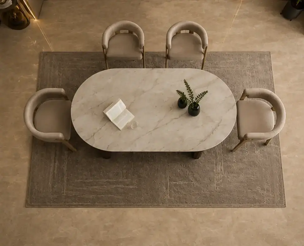 Ensemble Table et 4 Chaises Modernes - Solution Repas Élégante pour la Maison – Image 3