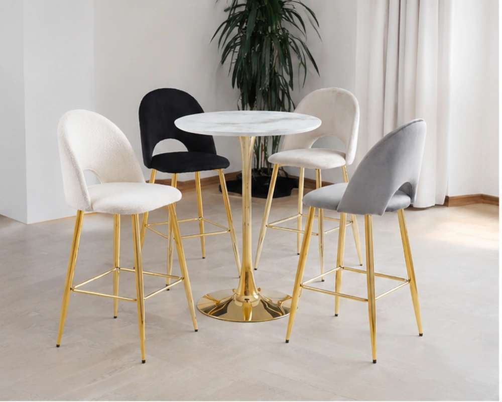 Ensemble Table et 4 Chaises Contemporaines – Design Moderne et Élégant pour Votre Espace Repas – Image 2