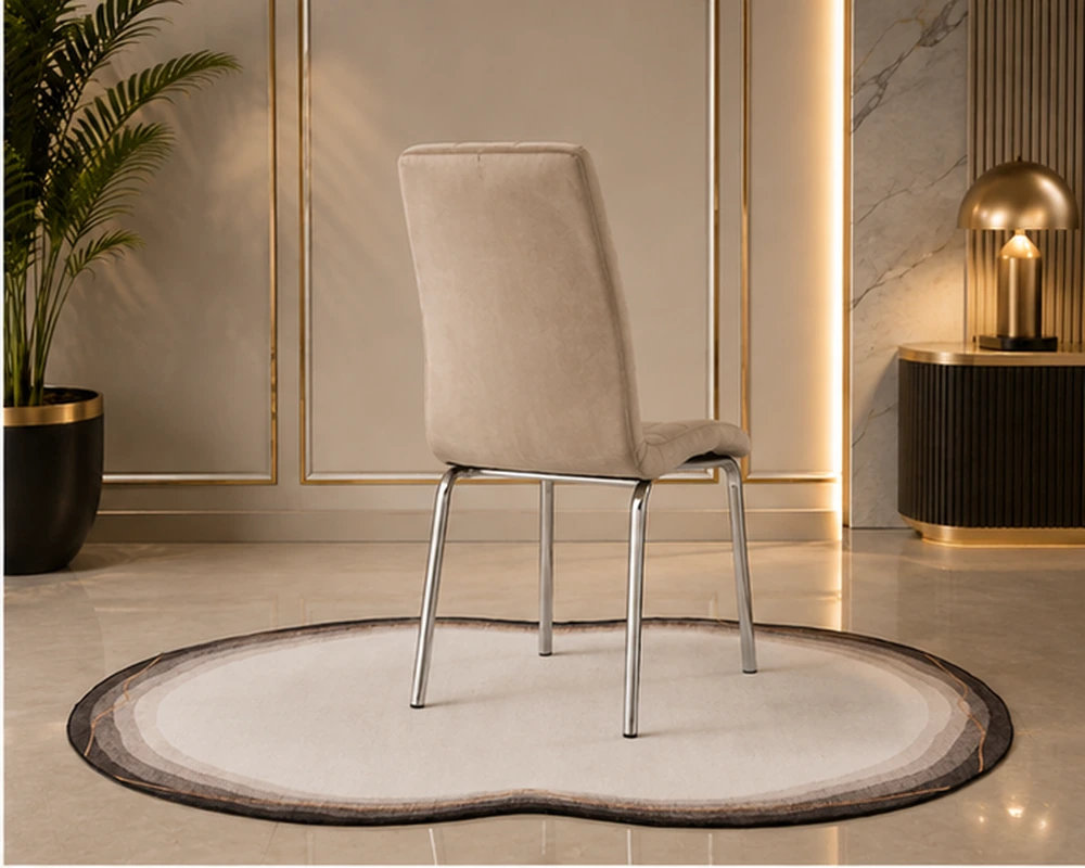 Chaise de repas moderne et raffinée - Assise confortable pour maison et décoration intérieure contemporaine – Image 2