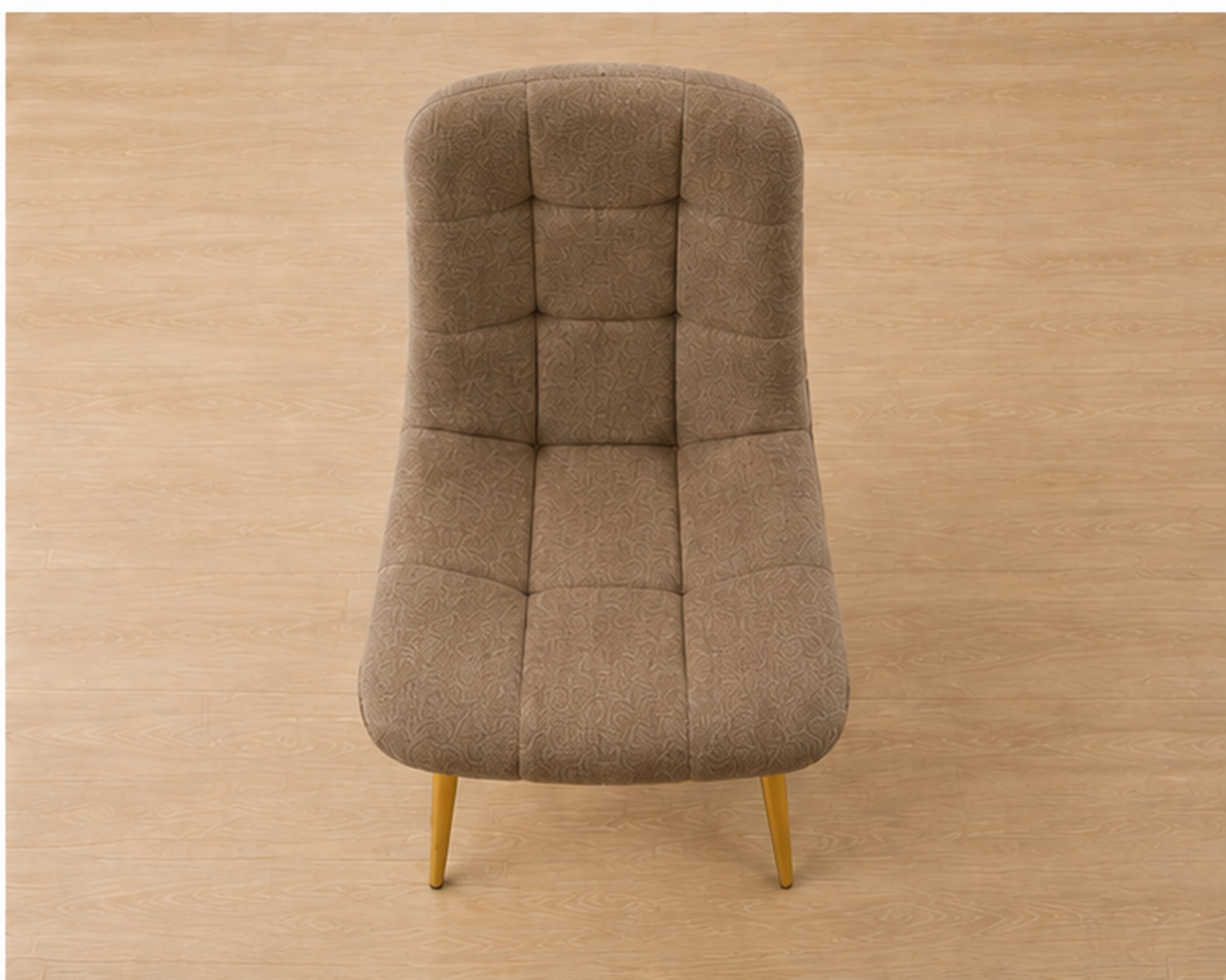 Ensemble de 4 Chaises en Velours Beige - Lot de 4 Chaises – Image 4