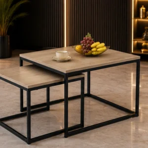 Table Basse de Luxe avec Style Moderne | Table Basse Élégante pour Salon Contemporain