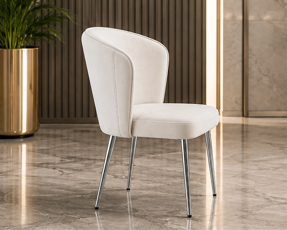 Chaise de salle à manger élégante - Chaise confortable au design moderne pour maison et appartement – Image 2