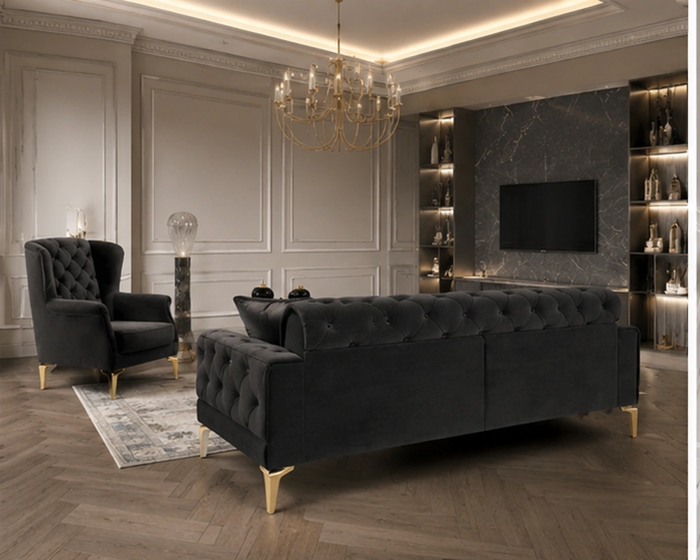 Salon 3+2+1 Élégant - Ensemble de Canapés Premium pour Maison Moderne et Raffinée – Image 4
