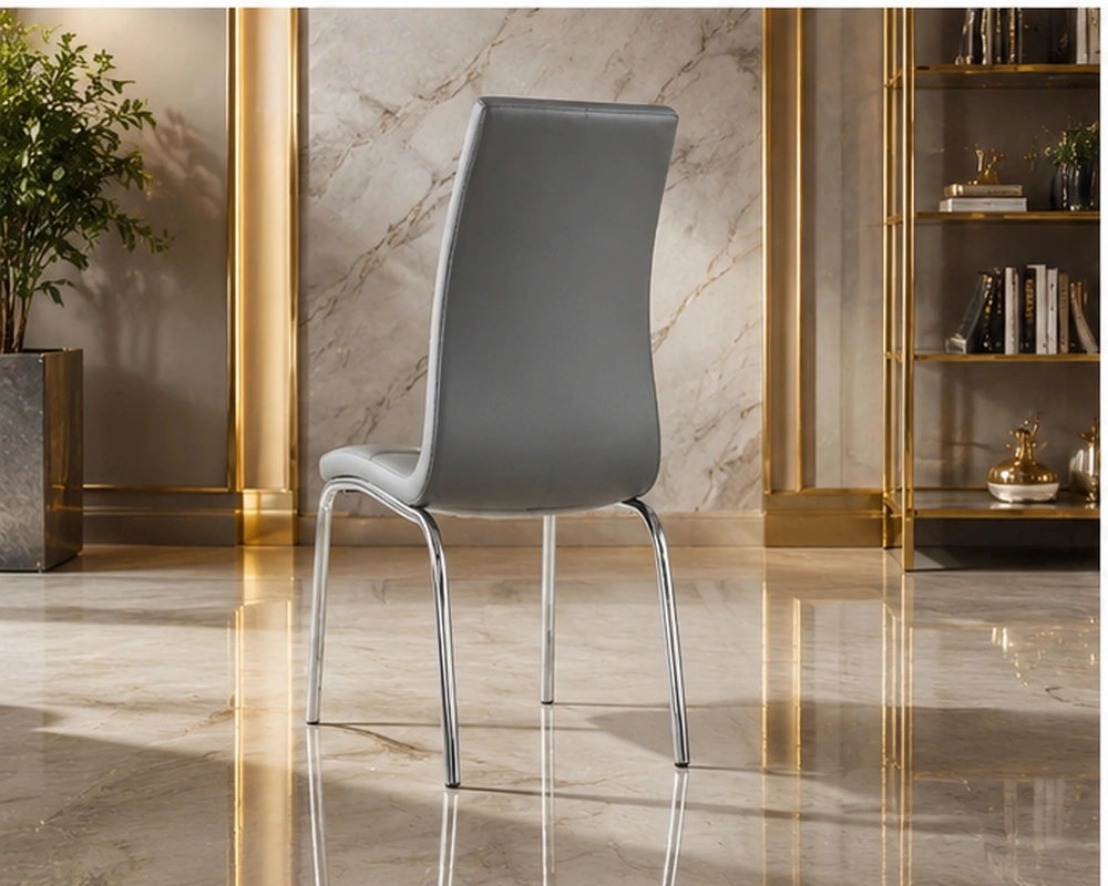 Chaise de salle à manger premium 4 et 6 chaises – chaise velours confortable et chic – Image 3