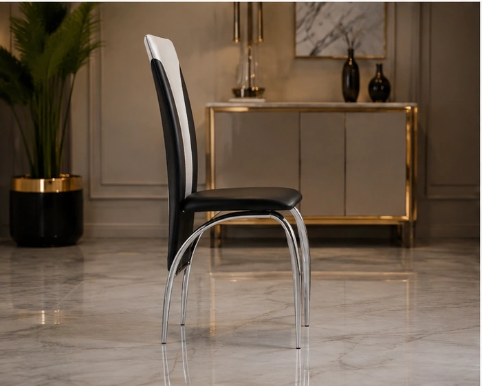 Chaise de table confortable 4 et 6 – chaise élégante au dossier rembourré – Image 3
