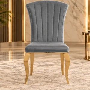 Chaise confortable avec dossier rembourré - Mobilier contemporain pour salle à manger et cuisine moderne