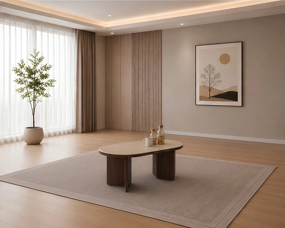 Table Basse en Bois Haut de Gamme – Design Élégant pour Salon Moderne et Contemporain – Image 3