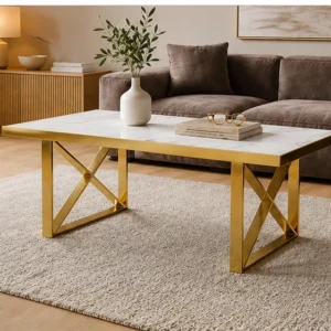 Table Basse Élégante pour Salon Contemporain – Design Moderne et Finition Soignée