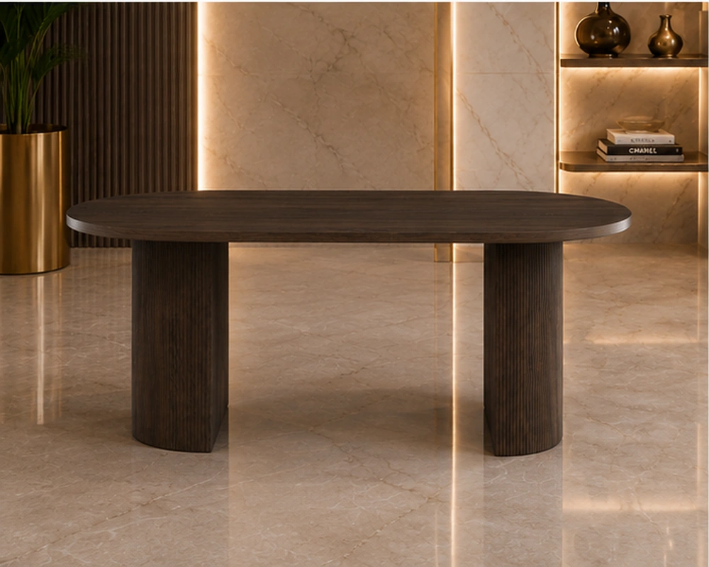Table en Bois pour Salle à Manger - Design Moderne et Finition Soignée – Image 4