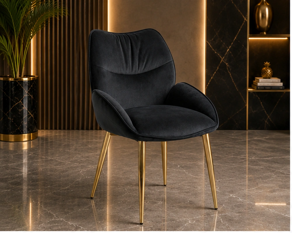 Chaises Moderne Design – Assise Raffinée pour Salle à Manger en 4 ou 6 Chaises