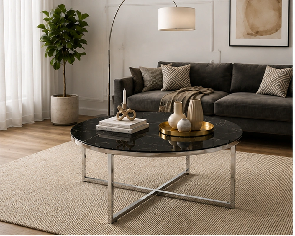 Table Basse Chic et Moderne - Table Basse Chic pour Intérieur Moderne – Image 2