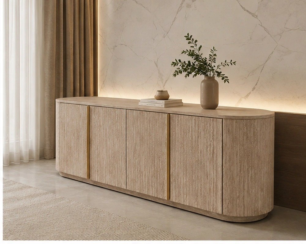 Buffet de Rangement en Bois – Élégant et Fonctionnel - Buffet en Bois pour Salon – Style Moderne et Élégant