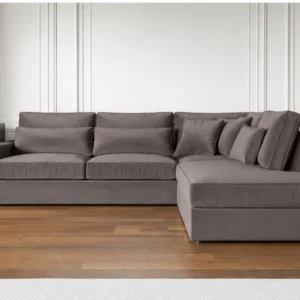 Canapé d'Angle Moderne – Grand Canapé en Tissu Design pour Salon Contemporain