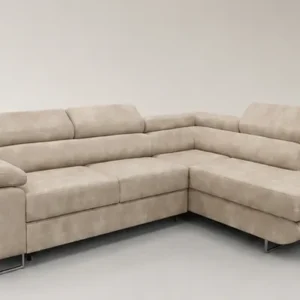 Canapé d'Angle Convertible Beige – Design Moderne et Confort Premium
