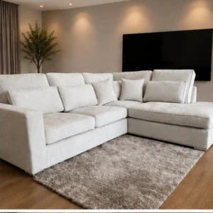 Canapé d'Angle Moderne et Confortable – Grand Canapé Design pour Toute la Famille